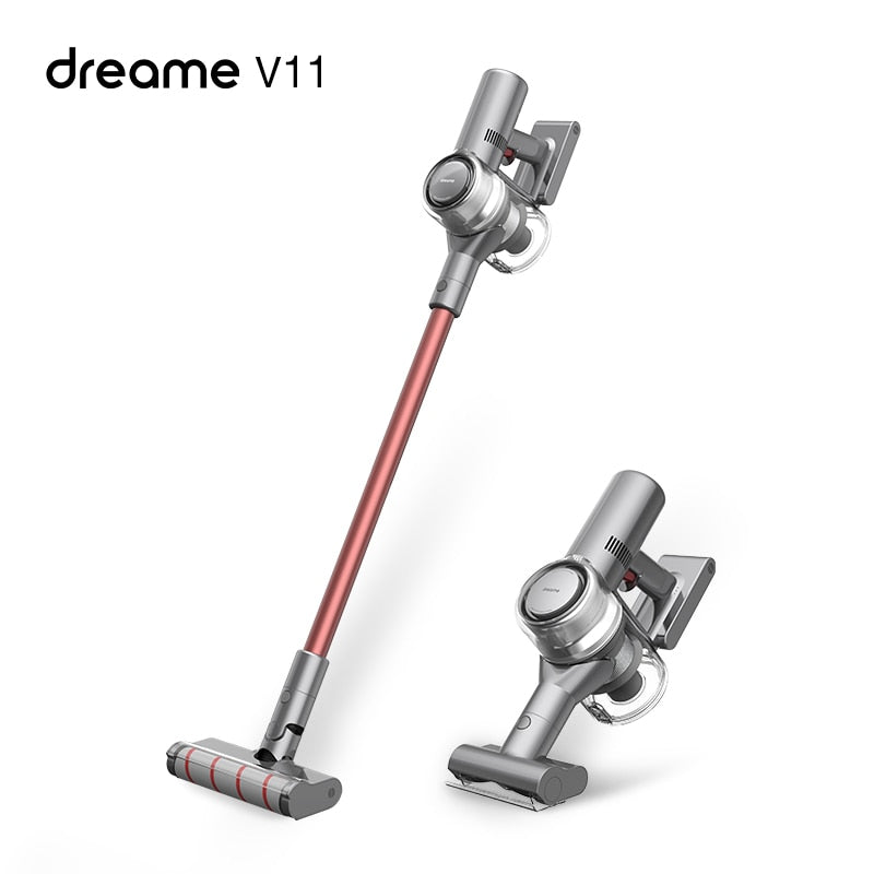 2022 Dreame V11 Handheld Vacuum Cleaner For Home Car Wireless Sweeping 25000Pa Strong Cyclone Suction Multi Brush Dust Catcher