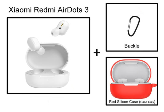 2021 Original Xiaomi Redmi AirDots 3 Wireless Bluetooth 5.2 Fast Charging Earphone Stereo Bass With Mic Handsfree Mi Earbuds