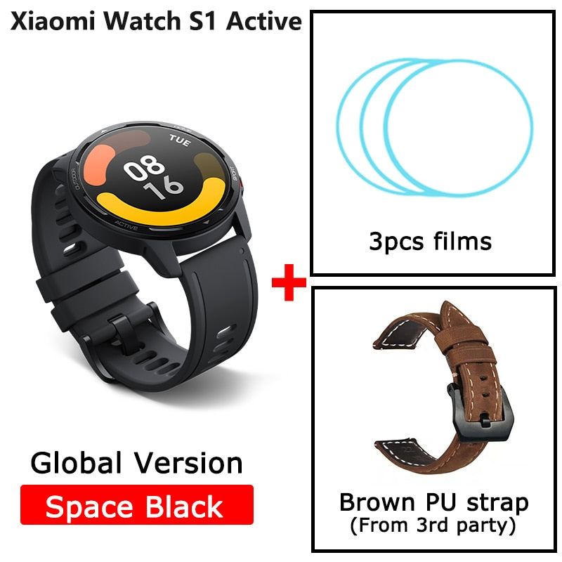 Xiaomi Watch S1 Active Global Version Mi Smart Watch GPS 1.43 AMOLED Screen  Blood Oxygen 470mAh Bluetooth Phone Call Smartwatch
